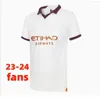 Fotbollströjor Haaland 23 24 de Bruyne Phillips mans städer grataliska Ferran Mahrez Foden Bernardo Joao Cancelo Z Rodrigo Football Shirt Men Kids Sets Uniforms