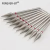 Bits 6Pcs/Box Set Cone Diamond Nail Drill Bit For Cuticle Clean Burr Drills Accessories Remove Edges Of Nails Dead Skin Calluses Tool