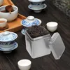 Garrafas de armazenamento Recipientes de lata vazios Tinplate Tea Sugar Bowl Cookie Jar com tampas herméticas