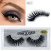 High Quality Styles 3D Mink Eyelash Natural False Eyelashes Soft Light Fake Glitter Cosmetic Tools Extension Lashes With Eye Lash Tweezer Brush Makeup 497