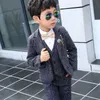 Ternos 2022 Japan Boys Formal Blazer Jacket Roupas Conjunto de roupas Gentleman Crianças Terno formal de casamento Fria