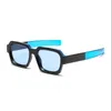 Sunglasses Classic Colorful Square Sunglasses 2024 Fashion Retro Trend Street Shooting Classic Accessories Party Hip Hop Glasses Women J240423