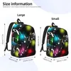 Backpack Student Bag Music Notes ouder-kind lichtgewicht paar laptop