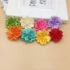 Decorative Flowers 50PCS Mixed Colors Mini Flower Patch Handmade Wedding Scrapbooking Decoration Shoes Hats Accessories