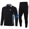 Boca Juniors Men's Adult Half Zipper Långärmad träning Outdoor Sports Home Leisure Sweats tröja Jogging Sportkläder