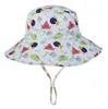 Summer Baby Bucket Hat Cap Cap Akcesoria plażowe Baby Sun Hat for Boys Girls Fisherman Panama Hat Cap