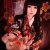 Ubranie etniczne kimono jigoku shojo enma ai pokojówka sukienka yukata mundur strój japońskie anime cosplay cosplay szata z OBI