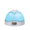 Clocks Moon and Star Projection Alarm Clock Wall Projector Snooze Table Clock Mute Desk LCD Display Colorful Alarm Clock with Backlight