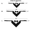 アクセサリーsucado bow tie dog collarタキシードバンダナ調整可能なフォーマルパピートライアングルネックウェディング結婚式の誕生日ドレスアップコスプレパーティー