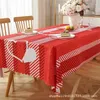 Tela de mesa dulce densa día de San Valentín pareja atmósfera decoración de boda poliéster impermeable