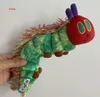 Plush Dolls 22CM Caterpillar Soft Toy Green Cotton Caterpillar Plush Animal Dolls Lovely Very Hungry Creative Gift For Kids Home DecorationL2404