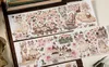 Подарочная упаковка Muka Studio Vintage Story of Rose Manor Girl Washi Pet Latch для карт DIY ScrapBooking Декоративная наклейка