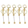 Keychains DIY Pendant Stylish With Beads And Colors Trendy Key Rings Accessory Phone Anti-Lost Lanyard