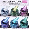 Nail Polish LILYCUTE 7ML Aurora Top Coat Sparking Pink Pearl Laser Effect Semi Permanent Manicure Soak Off UV Gel Top Coat Base Gel Nail Art Y240425