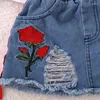 衣類セットユーモアベアガールズスーツ夏の子供用服刺繍レタープリント半袖スカートセット幼児クリスマス服