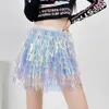 Wear Kpop Somi Tenfit Idol Jazz Dance Sequin GOGO DANCER Costume de scène Hiphop Design Women Street Wear Dance Rave Rave Festival Vêtements D240425