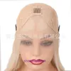 Les plus belles coiffures de perruque pour les femmes Nouvelles femmes en fibre chimique dentelle avant bobo cheveux courts courts lanting de perruque Headcover