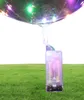 Ballon Luminal LED Ballon d'éclairage clignotant en couleur transparente avec décorations de fête de mariage de 70 cm.