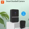 Tuya Wireless Doorbell Wi -Fi Video Intercom Smart Home Door Bell Botão de câmera bem -vindo por um alarme de segurança de carroceria para a casa T23