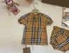 Nieuwe pasgeboren jumpsuits Toddler Summer Suit maat 70-100 cm Baby kruipen Pak Infant Bodysuit Girl-rokken en ondergoed 24 april