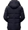 Winter Men Down Kurtki prawdziwy projektant futra homme puffer kanada wiatrówka jassen wierzchnia wierzchnia z kapturem czteroosobowa manteau 25ss płaszcz hiver parka doudoune