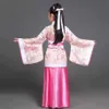 Portez des enfants Hanfu 2023 Costume chinois Kids Flower Girl Robes Traditonal Stage Wear Women Dance Costume Robe de fée adulte D240425