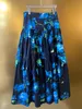 Dogg damska designerka marka spódnica tag damska odzież bluebell druk letni sukienki w stylu ulicznym dla kobiet mody kwiatowy nadruk