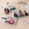 Anime Plastic Pencil Case School PVC Pencilcase Kids Stationery Gift Cosmetic Bag