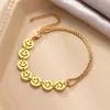Bracelets en acier inoxydable perlé exquise Heart Infinity Symbol Pendante Chain Fashion Bracelet For Women Jewelry Wedding Party Cadeaux