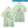 قمصان الرجال 2024 Genshin Impact Nahida T-Shirt Summer Boy Girls Kids عالية الجودة الأطفال.