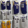 Angel Reese Forma 10 Basketbol Hailey Van Lith 11 Jersey Mens Dikişli