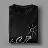 メンズTシャツ楽しいラネア夏の太陽Tシャツラウンドネック100％コットンTシャツバダムラインマン半袖ティー6xlトップT240425