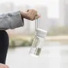 Botellas de agua Tritan Sports portátiles portátil hervidor de plástico práctico resistente al calor chahua