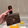 Luxury Designer Women's Bag Card Card Trendy Brand Small Grandmother Zero Wallet