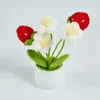 Vazen tulpen haken bloem pot breien bloempotten bruidstafel decor hand geweven kunstmatige pot ornament esthetiek kamer decor