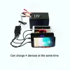 DC Dönüştürücü için Şarj Clips 12V 24V ila 5V 8A USB Güç Adaptörü Apple Android Telefonlar için Şarj Cihazı