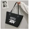 Shopping Bags Auntie Bear Funny Printed Tote Bag Gift For Aunt Women Ladies Handbag Work Beach Purse Pack