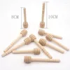 Cucchiai 5pcs/set agitatore in legno Miele di cucchiaio in legno di mele