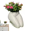 Vases Potted Body Flower Vase Women Body Flower Vase Fun Fun Resin Plant Pots Modern Boho Decorative Planter Body Flower Vase for Table