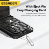 Converters Essager 4 in 1 USB C To USB C Cable PD 60W Fast Charging Data Cord for iPhone Xiaomi Type C Micro Cable With Holder Storage Box