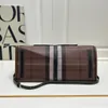 Luxus -Designer -Taschen Freya Classic Birch Brown Plaid Tasche Spiegel Qualität Frauen Crossbody Tasche Einkaufstasche Business Freizeit Fashion Umhängetasche