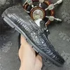 Casual Shoes Authentic Real True Crocodile Skin Men's Soft Moccasins Genuine Exotic Alligator Leather Male Chic Slip-on Flats