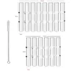 Vases 6/8Pcs Hinged Flower Vase Clear Glass Test Tube Hanging Holder For Home Decor