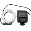 Accessoires MEIKE FC100 FC100 MANUAL LED MACRO RINGHLINT LACK mit 7 Adapterring für Canon Nikon Olympus Pentax Digitale DSLR -Kamera