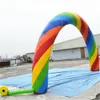 Customized inflatable rainbow arch inflatable entrance archway advertising gate balloon for outdoor