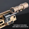 Lights Tactical Night Weapon Light Offset Mount Mlok Keymod ARISA M300 M600 Flashlight Base 20mm Picatinny Rail Bracket Accessorie