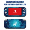 Naklejki do Nintendo Switch Lite niestandardowa naklejka skóra kawaii urocza wzór Stwórz własną winylową okładkę nakładania