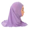hijabs h042 돌이있는 아름다운 작은 소녀 히잡 귀여운 스카프 모자 여자 모자는 2-5 세 소녀 무슬림 머리 스카프 d240425를 맞출 수 있습니다.