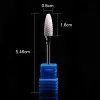 Bits Ceramic Milling Cutter Manicure Nail Drill Bits Electric Nail Files Pink Blue Grinding Bits Mills Cutter Burr Nail Accessories