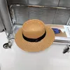 Strandstro -hoed emmer hoeden voor vrouwen designer caps heren casquette zomer buiten gras vlecht sunhat